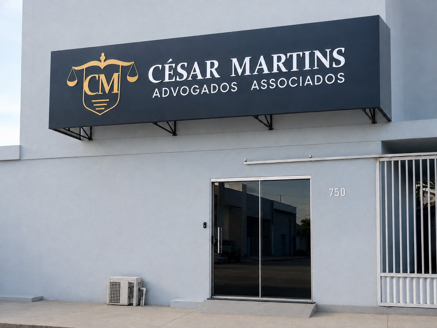 Fachada do escritório César Martins Advogados Associados
